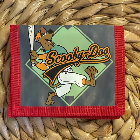 Vintage Scooby Doo Baseball Wallet Interior Card Pockets And Dollar Bill Holder - Picture 1 of 4